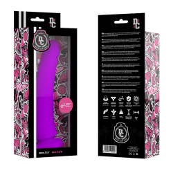 DELTA CLUB - ZABAWKI LILIOWE DILDO MEDYCZNE SILIKONOWE 20 CM -O- 4 CM