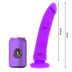 DELTA CLUB - ZABAWKI LILIOWE DILDO MEDYCZNE SILIKONOWE 23 CM -O- 4.5 CM