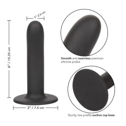 CALEXOTICS - BEZGRANICZNY DILDO 15,25 CM UPRZAZ KOMPATYBILNY GLADKI