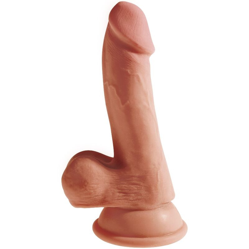 KING COCK - PLUS 3D DILDO MIT EIER 17 CM KING COCK - PLUS 3D DILDO MIT EIER 17 CM