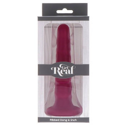 GET REAL - PREZOWANY DONG 12 CM CZERWONY