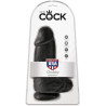 KING COCK - PULCHNY DILDO REALISTYCZNE 23 CM CZARNY