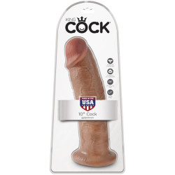 KING COCK - DILDO REALISTYCZNE 24 CM KARMEL