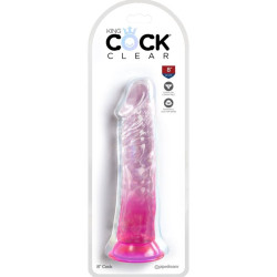 KING COCK - JASNY DILDO REALISTYCZNE 19,7 CM ROZOWY