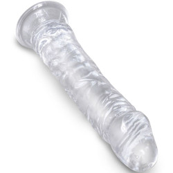 KING COCK - JASNY DILDO REALISTYCZNE 19,7 CM PRZEZROCZYSTY