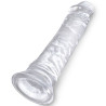 KING COCK - JASNY DILDO REALISTYCZNE 19,7 CM PRZEZROCZYSTY