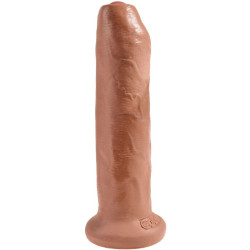 KING COCK - NIECIETY DILDO REALISTYCZNE 17,8 CM KARMEL