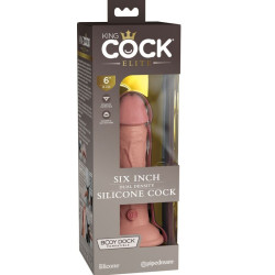 KING COCK - ELITE REALISTYCZNY SILIKONOWY DILDO 15,2 CM