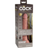 KING COCK - ELITE REALISTYCZNY WIBRATOR DILDO I SILIKONOWY PILOT 17,8 CM