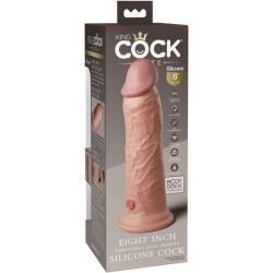 KING COCK - ELITE REALISTYCZNE DILDO WIBRACYJNE I SILIKONOWE 20,3 CM