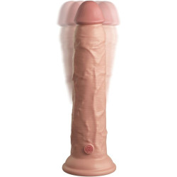 KING COCK - ELITE REALISTYCZNY WIBRATOR DILDO I SILIKONOWY PILOT 23 CM