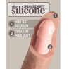KING COCK - ELITE REALISTYCZNY WIBRATOR DILDO I SILIKONOWY PILOT 23 CM