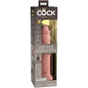 KING COCK - ELITE REALISTYCZNY WIBRATOR DILDO I SILIKONOWY PILOT 23 CM