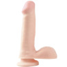 BASIX - DZIALKI GUMOWE PENIS 16 CM NATURALNY