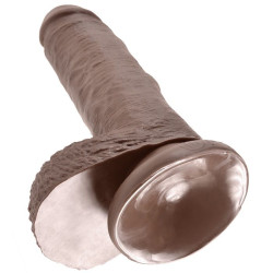 KING COCK - 7 DILDO BRAZOWYCH Z KULKAMI 17,8 CM