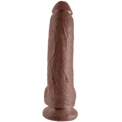 KING COCK - 9 DILDO BRAZOWYCH Z KULKAMI 22,9 CM
