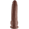 KING COCK - 9 DILDO BRAZOWYCH Z KULKAMI 22,9 CM