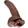 KING COCK - 9 DILDO BRAZOWYCH Z KULKAMI 22,9 CM