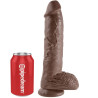 KING COCK - 10 DILDO BRAZOWYCH Z KULKAMI 25,4 CM