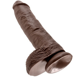KING COCK - 10 DILDO BRAZOWYCH Z KULKAMI 25,4 CM