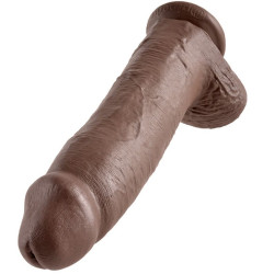 KING COCK - 12 DILDO BRAZOWYCH Z KULKAMI 30,48 CM