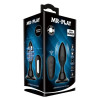MR PLAY - KOREK ANALNY Z WIBRACJA CZARNYM PILOTEM