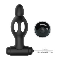 MR PLAY - SILIKONOWY KOREK ANALNY Z WIBRACJA