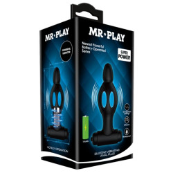 MR PLAY - SILIKONOWY KOREK ANALNY Z WIBRACJA