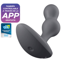 SATISFYER - WTYCZKA WIBRACYJNA APLIKACJA DEEP DIVER SZARY