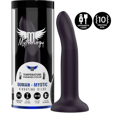 MITOLOGIA DUMAN MYSTIC DILDO S - WIBRATOR WATCHME KOMPATYBILNY Z TECHNOLOGIA BEZPRZEWODOWA