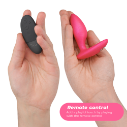 WE-VIBE - DITTO+ WIBRATOR KOREK ANALNY RÓZOWY
