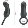 PRETTY LOVE - ANNEAU ANAL ET VIBRATEUR WARREN NOIR