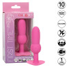 CALEXOTICS - FIRST TIME PLUG ANAL SONDA DE CONTAS 10 VIBRAÇÕES ROSA
