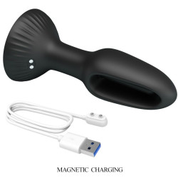 PRETTY LOVE - PLUG ANAL HUBERT AVEC 7 MODES DE VIBRATIONS