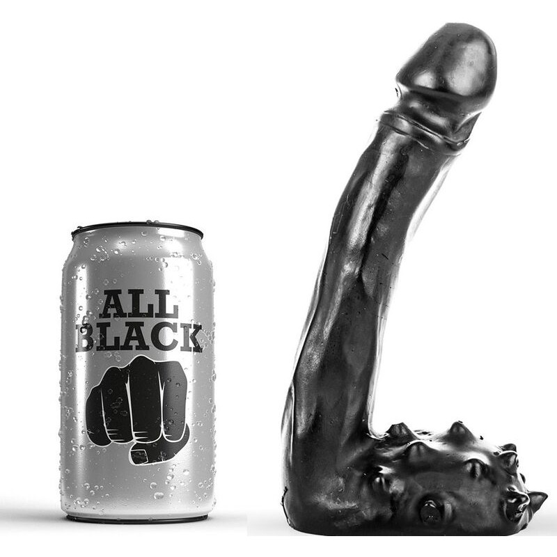 ALL BLACK - REALISTYCZNE DILDO 19 CM