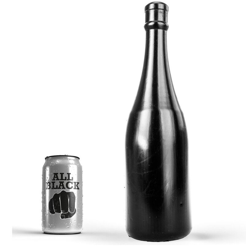ALL BLACK - BUTELKA ANALNA 34,5 CM