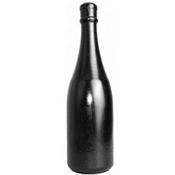 ALL BLACK - BUTELKA ANALNA 34,5 CM