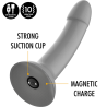 MYTHOLOGY - RUNE MAJESTIC DILDO S - WIBRATOR WATCHME KOMPATYBILNY Z TECHNOLOGIA BEZPRZEWODOWA