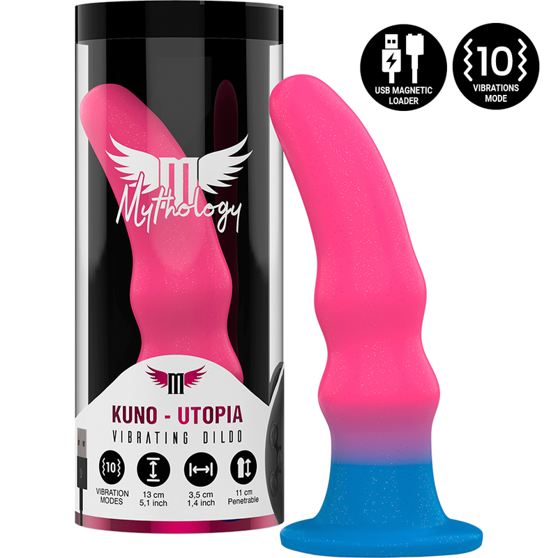 MYTHOLOGY - KUNO UTOPIA DILDO S - WIBRATOR WATCHME KOMPATYBILNY Z TECHNOLOGIA BEZPRZEWODOWA