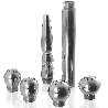 METAL HARD - VAGINAL/ANAL CLEANING SET 5PCS