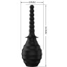 MR PLAY - PLUGUE ANAL DE CONTROLE REMOTO VIBRADOR PODEROSO PRETO