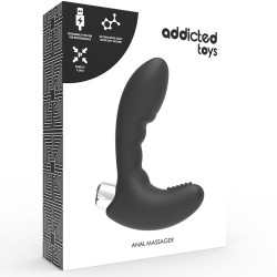 ADDICTED TOYS -MASAZER PROSTATY LADOWANY MODEL 4 - CZARNY