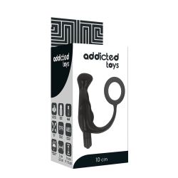 ADDICTED TOYS - WIBRATOR PROST TICO CZARNY 10 CM