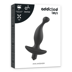 ADDICTED TOYS - MASAZER ANALNY CZARNY WIBRUJACY MODEL 1
