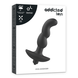 ADDICTED TOYS - MASAZER ANALNY CZARNY WIBRUJACY MODEL 2