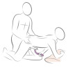 ROCKS- OFF - ADAPT VIBRADOR PROSTÁTICO Y ANAL NEGRO