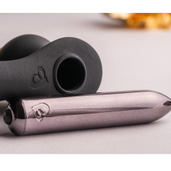 ROCKS-OFF - RO-ZEN RRO ANAL PLUG Z WIBRACYJNYM PENIS RING CZARNY