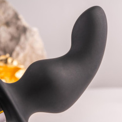 ROCKS-OFF - RO-ZEN RRO ANAL PLUG Z WIBRACYJNYM PENIS RING CZARNY