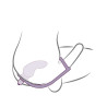 ROCKS-OFF - PLUG ANAL RO-ZEN RRO COM ANEL VIBRATÓRIO PARA PÊNIS PRETO
