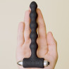 ROCKS-OFF - PETITE SENSATIONS PEARLS ANAL PLUG WIBRATOR CZARNY